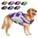 SUNFURA Dog Life Jacket, Pet Swimming Vest Reflective Dog Float with Rescue Handle for Boating, Kayaking, Dog Life Vests Adjustable Safety Preserver for Small Medium Large Dogs (Purple,XL) X-Large Purple