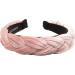 Alpenfl stern Costume Headband Velvet Braided Look Women's Hair Accessories Non-Slip Hair Band Braided for Dirndl ADV132 (Powder Pink) - Buy Online on GoSupps.com