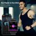 Full Touch Smart Watch for Android iOS Phones | Smart Fitness Tracker with Call Function | IP67 Waterproof Smartwatch for Men and Women - Black - Buy Online on GoSupps.com
