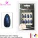 Bling Art Almond False Nails Fake Stiletto Water Green Purple 24 Long Tips - Buy Online on GoSupps.com