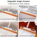 Multifunction Floor Squeegee - Silicone Wiper & Sweeper for Bathroom, Glass, Kitchen - Non-Stick Hair Sweeping Tool - Orange - Buy Online on GoSupps.com