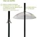 AUDUBON NACLBAF16 Clear Squirrel Baffle 16-Inch - Buy Online on GoSupps.com
