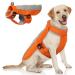Hjumarayan cooling vest for dogs cooling vest dog with D-rings summer cooling coat for dog cooling hardware Breathable cooling dog vest dog cooling vest for hot summer days orange l orange