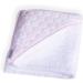 Clair de Lune Pink Marshmallow Hooded Baby Bath Towel 75x75cm - Super Soft Cotton/Terry Towelling for Bath Time - Buy Online on GoSupps.com