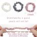6pcs Pearl Hair Tie Elastic Beaded Scrunchies for Women and Girls - Buy Online on GoSupps.com