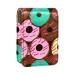 Lipstick Case Leather Lip Gloss Lipstick Organizer with Mirror Mini Lipstick Holder Bag Chocolate Strawberry Donuts P473h5uwho