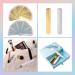 Holographic Gold Eyeliner and Lip Gloss Packaging Box Set - 50 Pieces | Makeup Sample Wrapping Storage for Gifts and Business | DIY Twist Pen Holder | 14.5 x 1.6 x 1.6cm - Buy Online on GoSupps.com