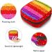 Women's Portable Period Kit - Rainbow Striped Storage Bag with Pockets | Feminine Products Organizer - Buy Online on GoSupps.com
