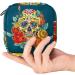 Stylish Menstruation Pad Bag with Zipper | Women's Tampon & Napkin Bag | Day of the Dead Collection - Buy Online on GoSupps.com