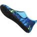 Centipede Demon Kids Water Shoes | Quick Dry Aqua Socks for Beach & Swim | Dark & Light Blue | Size 1-2 Little Kid - Buy Online on GoSupps.com