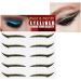 Sticker Eyeliner Glitter | Instant -Adhesive Eyeliner Stencil Sparkle 5 Pairs - Eyeliner Tool Makeup Stickers Sparkly Long Lasting Sticker Eyeliner for Women and Girls Lvtfco Gold (Five Pairs) - Buy Online on GoSupps.com