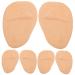 3 Pairs Insole Shoe Insoles Foot Pads Shoe Toe Inserts Foot Accessories Shoe Pads for Heels Metatarsal Pads Fore Feet Cushions Jp Velvet Toe Cap Thicken As Shown 10.00X7.00X0.50CM
