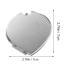 Lurrose Foldable Mini Heart Shaped Makeup Mirror - Compact Dual Sided Vanity Mirror for Women & Girls - Buy Online on GoSupps.com