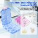 Zelvoria Medwallet - Portable Pill Organizer with 10 Compartments | Travel-Friendly 3PCS Weekly & Daily Medication Case - Buy Online on GoSupps.com