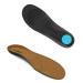 Foetactive Nature Plus - stable easy -care insoles - running comfort for feet legs and back especially with heel spur - feather -light fully sole!42/43 EU brown