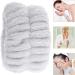 Lot de 2 Bracelets en Flanelle Absorbante pour Lavage du Visage et Spa Couleur Grise Taille Ajustable Bracelets Poignet Doux pour Yoga Soins Peau et Usage Quotidien - Buy Online on GoSupps.com