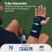 Doctor Developed Dr. Brace Adjustable Wrist Brace Night Support for Carpal Tunnel - Double Splint & Therapeutic Cushion for Pain Relief - Small/Medium Right Hand, Black - Buy Online on GoSupps.com