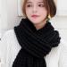 Buy Elegant Women's Triangular Scarf - Vintage Black Winter Wrap for Autumn & Winter - Stylish Towel Turban Scarf - Buy Online on GoSupps.com