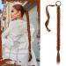 Sofeiyan Long Braid Ponytail Extension with Hair Tie Straight Sleek Wrap Around Hair Extensions Braid Pony Tail Fluffy Natural Soft Synthetic Hairpieces for Women Daily Wear 30 inch-Copper Red 30 Inch (Pack of 1) Copper Red