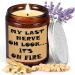 Scented Candles Gifts for Women - 200g Handmade Soy Wax - 50 Hours Long Lasting Aromatherapy Lavender Candles - Candles Gift for Friend Women (Gifts for Mum)