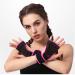 Wrist Brace for Carpal Tunnel - Unisex Half Finger Fitness Gloves - Medium Red Dumbbell Training Palm Guards - Buy Online on GoSupps.com