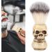 Skeleton Head Shaving Brush Bowl Set - Premium Beard Brush & Soap Dish for Men | Ideal for Home & Salon Use - Buy Online on GoSupps.com