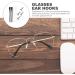 Besportble Glasses: 10 Pairs of Anti-Slip Hooks & Replacement Ear Pad Tips for Optimal Comfort - International Shipping Available - Buy Online on GoSupps.com