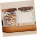 Alipis 2pcs Glass Jar Cereal Container Candy Jar Canisters Household Dried Food Container Household Storage Jar Candy Container Storage Accessory Snack Holder Cereals Wood Tea - Buy Online on GoSupps.com