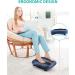 Nekteck Shiatsu Heated Foot Massager Machine with Infrared Heat - Electric Kneading for Plantar Fasciitis Relief - Blue - Buy Online on GoSupps.com