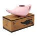 HealthGoodsIn Ceramic Neti Pot with 5 Sachet Neti Salt - Peach Color Holds 250 ML (8.4 FL Oz)