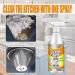 Sciasi Kitchen Foam Cleaner Sciasi Foam Spray for Bathroom Sciasi Foam Spray Sciasi Foam Spray All Purpose Cleaner Multi-purpose Foam Cleaner Splash Foam Spray Oven Cleaner (2 Set) Set 2 - Buy Online on GoSupps.com
