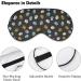 Doodle Dog Paw Sleep Mask for Women | Adjustable Eye Shades Cover | Comfortable & Stylish Sleeping Mask - Buy Online on GoSupps.com
