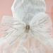 Fladorepet Luxury Dog Wedding Dress - White Rose Tutu for Small Dogs | XL Formal Party & Bridal Costume - Buy Online on GoSupps.com
