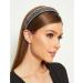 Wecoe Rhinestone Headband Fashion Black Headbands Crystal Bling Diamond Headband Glitter Sparkly Headband Hair Accessories Valentine Gifts For Women Ladies (Silver & Black) - Buy Online on GoSupps.com