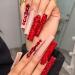 1820Pcs Red Rhinestones Nail Gems - 12 Styles 3D Glass Crystals | Multi Shape Flatback Face Gems with Rhinestones Picker and Tweezers - Buy Online on GoSupps.com