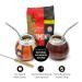 Buy Balibetov Yerba Mate Set - 2 Gourds 100g Yerba Mate 2 Bombilla & Cleaning Brush - Authentic Argentine Experience - Buy Online on GoSupps.com