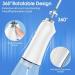 Portable Water Dental Flosser - 5 Modes 6 Tips Rechargeable & Travel-Friendly | Global Shipping Available - Buy Online on GoSupps.com