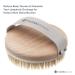 Hydrea London Lymph Flow Detox Brush | Natural Bristles & Rubber Nubs for Optimal Skin Care | Shop Internationally - Buy Online on GoSupps.com