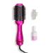 FoxyBae Blowout Brush Hair Dryer Set - 3-in-1 Hot Air Brush & Volumizer - Holiday Kit with Hair Primer & Sparkle Claw Clip - Perfect for International Shipping - Buy Online on GoSupps.com