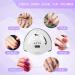 180W LED UV Nail Lamp | Gel Nail Dryer with Auto Sensor & LCD Display - Buy Online on GoSupps.com