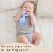 Smarbore Silicone Baby Teething Toy for Babies 0-12 Months - Nude Green Rattle & Teether for Sensory Exploration and Pain Relief - Buy Online on GoSupps.com