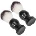 YUOCOOM 2PCS Shaving brushes men portable beard brush made of synthetic nylon salon facial cleaning Razor brush Suitable for family use