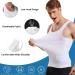 Aptoco Men's Compression Slimming Body Shaper Tank Top - White (Large) - Buy Online on GoSupps.com
