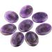 MookaiTedecor Amethyst Thumb Stones - Healing Crystal Massage Stones for Reiki (Pack of 2 45x35x8mm) - International Shipping Available - Buy Online on GoSupps.com