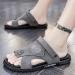 Men's Orthopedic Summer Sandals for Toe Correction and Plantar Fasciitis - Gris, 26cm - Buy Online on GoSupps.com