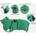 OWBB Dog Bath Towel & Bathrobe - Extra Absorbent Fast Drying Pet Coat with Adjustable Straps - Ideal for Dogs & Cats - AMZ-Green - Buy Online on GoSupps.com