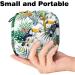 Menstrual Pad Bag with Zipper | Stylish Tampons Collection Pouch for Women & Girls - Tropical Design - Buy Online on GoSupps.com