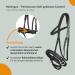 Marengos Soft Bitless Leather Bridle & Reins for Warmbloods | Anatomically Shaped Neck Piece | Premium Horse Accessories in Black - Buy Online on GoSupps.com