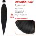 Beyond Beauty 8 Packs Black Pre Stretched Braiding Hair Synthetic Yaki EZ Braiding Coi Leray Braids Knotless Braiding Hair Extensions Pre Stretched Hot Water Setting Crochet Braids 42Inch(#1B) 8Packs-42Inch #1B - Buy Online on GoSupps.com