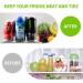Accwork 38cm Refrigerator Organizer for Drinks - Automatic Can Dispenser for Up to 15 Cans - 3 Rows (25 * 38cm) - Perfect for Efficient Kitchen Storage - Buy Online on GoSupps.com